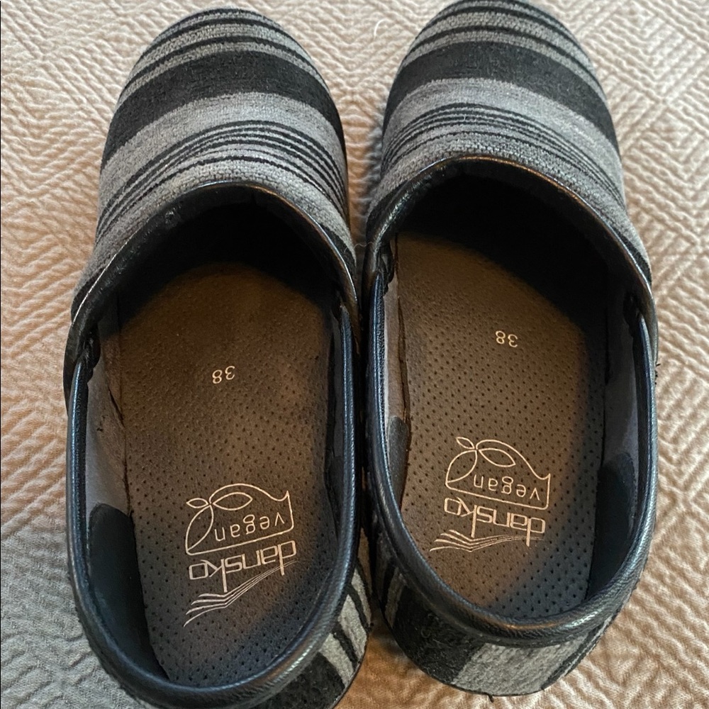 Dansko striped clogs